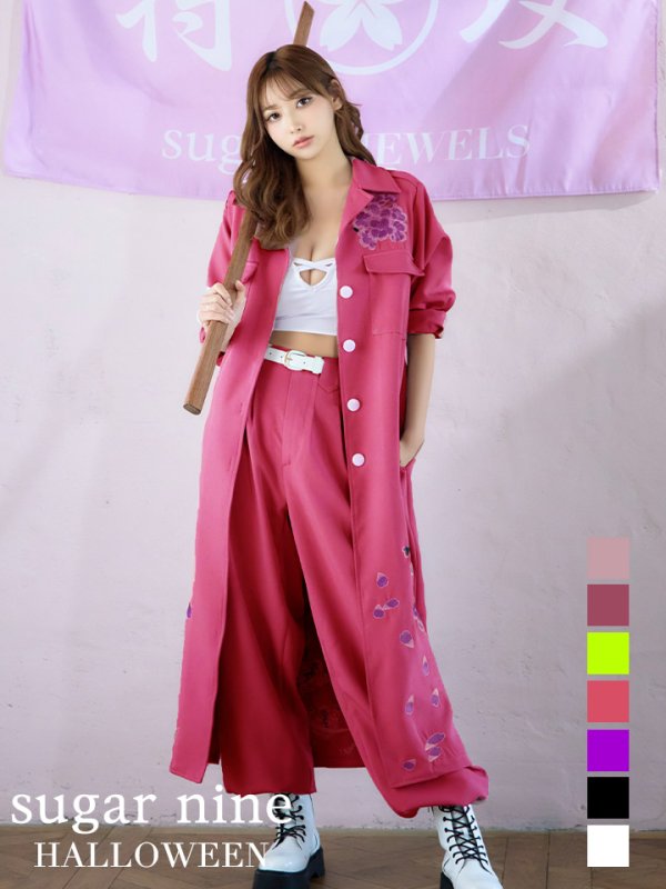 画像6: 【即日発送】特攻服コスプレセット【sugar nineハロウィン4点セット】【S-XLサイズ/8カラー】(7137SB)[HC02] (6)