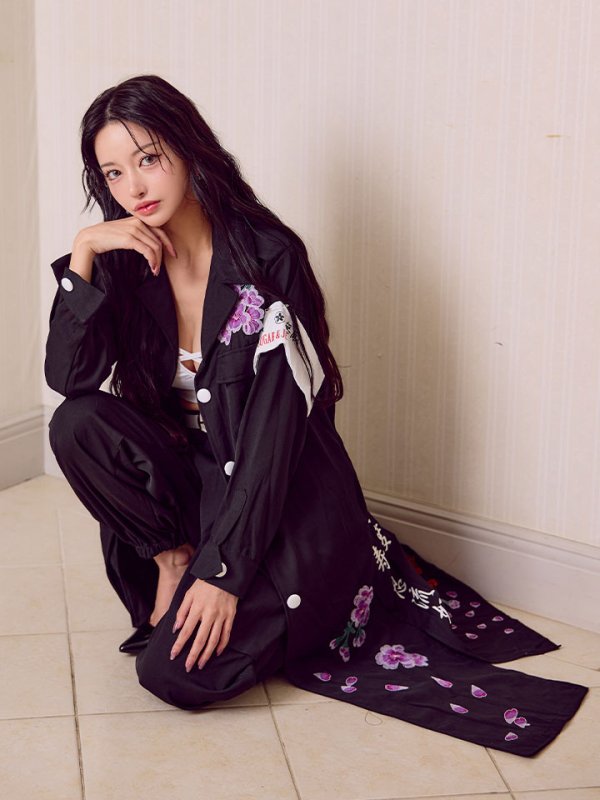 画像2: 【即日発送】【ハロウィン】特攻服コスプレセット【コスプレ4点セット】【S-XLサイズ/8カラー】[HC03] (2)