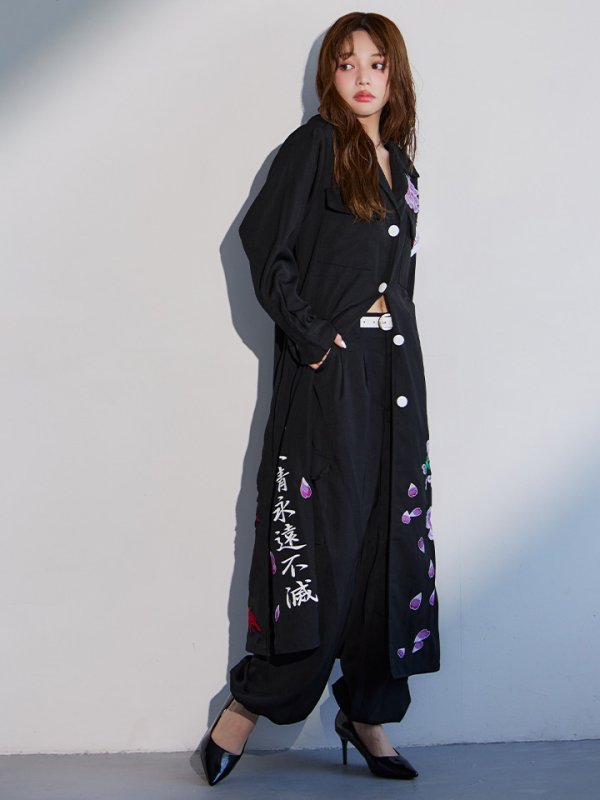 モデル：吉木千沙都 身長：158cm　着用サイズ：S-Mサイズ