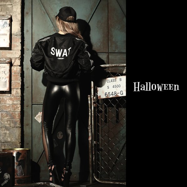 画像6: 【SALE!!】【ハロウィン5点セット】MA-1付きSWATコスプレセット【S-Lサイズ/1カラー】（OF0106SB_B / SDELIGHT-658）[OF01] (6)
