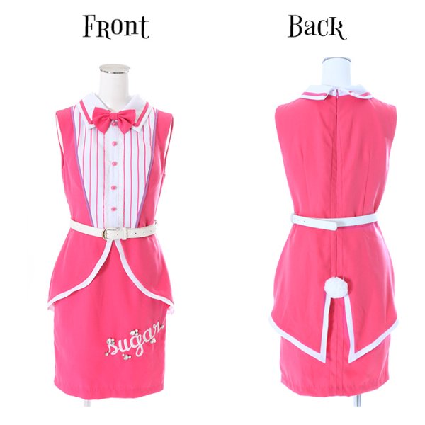 画像18: 【SALE!!】【即日発送】【ハロウィン】ピンクドールバニーコスプレ【コスプレ5点セット】（5722meganeSB）【S-XLサイズ/1カラー】[OF01] (18)
