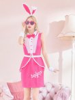 画像12: 【値下げ！】【即日発送】【ハロウィン】ピンクドールバニーコスプレ【コスプレ5点セット】（5722meganeSB）【S-XLサイズ/1カラー】[YMT] (12)