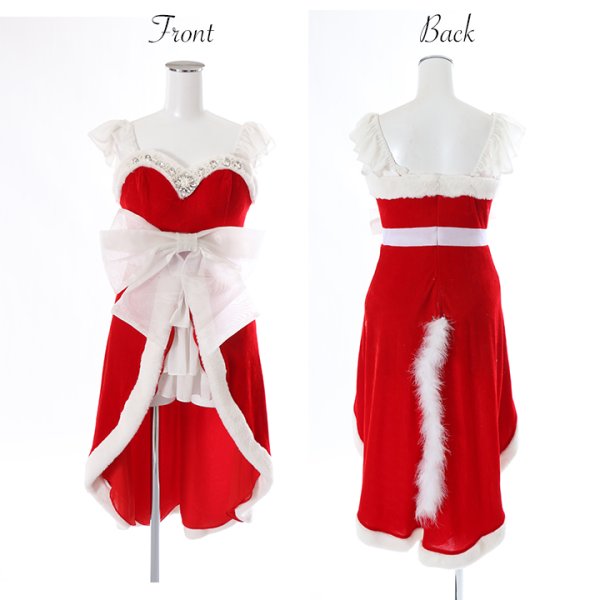 画像10: 【即日発送】【sugar nine サンタコス4点セット】【S〜Lサイズ/1カラー】桜井莉菜ちゃんコラボサンタコスプレ[OF01] (10)