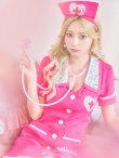 画像1: 【値下げ！】【即日発送】【ハロウィン】ピンクナースコスプレセット【コスプレ2点セット】【S-XLサイズ/1カラー】（CH02）[YMT] (1)