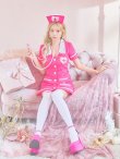 画像3: 【値下げ！】【即日発送】【ハロウィン】ピンクナースコスプレセット【コスプレ2点セット】【S-XLサイズ/1カラー】（CH02）[YMT] (3)