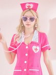 画像16: 【値下げ！】【即日発送】【ハロウィン】ピンクナースコスプレセット【コスプレ2点セット】【S-XLサイズ/1カラー】（CH02）[YMT] (16)