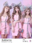 画像2: 【値下げ！】【ハロウィン2点セット】BIGリボンドールコスプレセット【S?Lサイズ/1カラー】[YMT] (2)