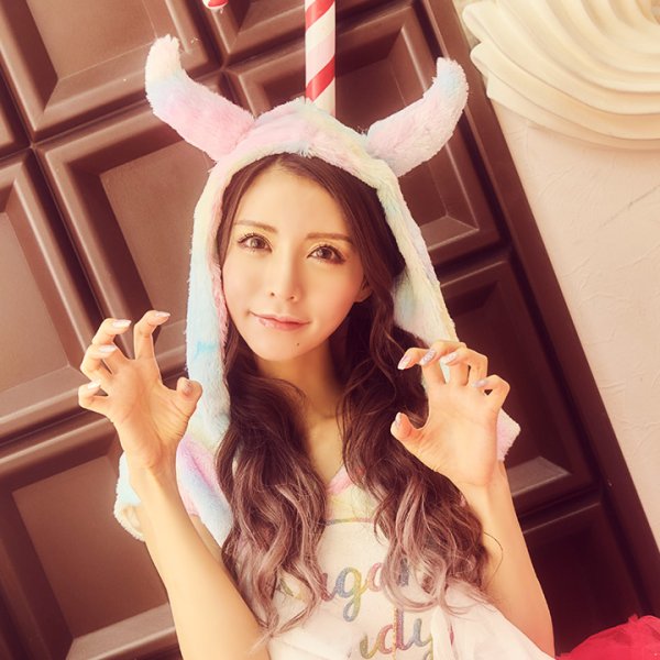 画像5: 【SALE!!】【即日発送】キャンディモンスターコスプレセット【ハロウィン2点セット】【S?Mサイズ/3カラー】 [HC03] (5)