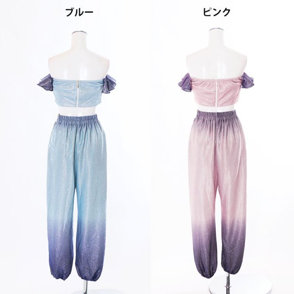 画像15: 【即日発送】アラビアンガール/アラジンコスプレセット【ハロウィン4点セット】【S-Mサイズ/2カラー】[OF01] (15)