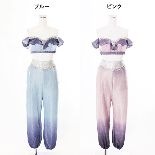 画像14: 【即日発送】アラビアンガール/アラジンコスプレセット【ハロウィン4点セット】【S-Mサイズ/2カラー】[OF01] (14)