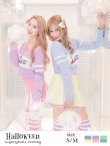 画像1: 【値下げ！】【即日発送】チアガールコスプレセット【ハロウィン4点セット】【S?Mサイズ/3カラー】[YMT] (1)