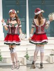 画像5: 【即日発送】【クリスマスコスプレ7点セット】【Malymoon/マリームーン】ドットチェックサンタクロース【フリーサイズ/1カラー】[YMT] (5)