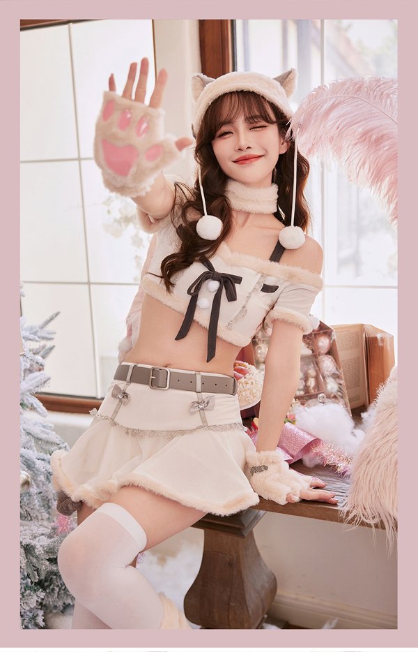 画像6: 【即日発送】【クリスマスコスプレ9点セット】【Malymoon/マリームーン】ラグドールサンタ【フリーサイズ/1カラー】[HC03] (6)