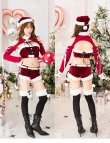 画像5: 【即日発送！】【クリスマスコスプレ7点セット】【Malymoon/マリームーン】リボンラッピングサンタセットアップ【フリーサイズ/2カラー】[YMT] (5)