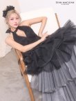 ブラック　モデル：如月れい　身長：156cm　着用サイズ：Mサイズ