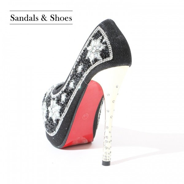 画像6: ☆人気の為再入荷☆【sugar/サンダル】ストーンがぎっしり詰まった☆グリッターサンダル [OF02] (6)