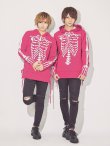 画像7: 【値下げ！】【即日発送】スカルプリントパーカーコスプレ【sugar nineハロウィン】【S-Mサイズ/2カラー】[YMT] (7)