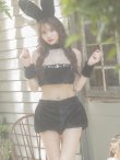 画像7: もこもこバニーコスプレ/アニマルコスプレセット【sugar nineハロウィン6点セット】【FREEサイズ/1カラー】[OF01] (7)