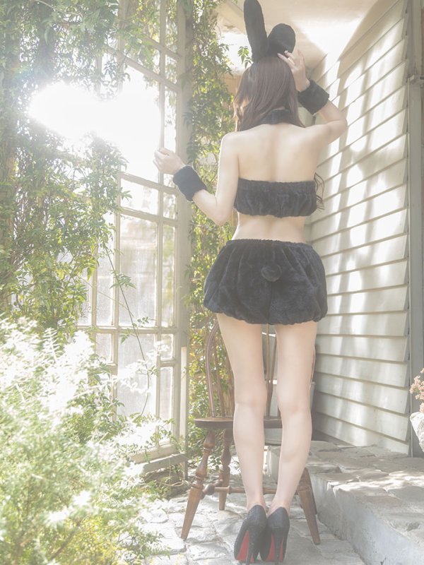 画像9: もこもこバニーコスプレ/アニマルコスプレセット【sugar nineハロウィン6点セット】【FREEサイズ/1カラー】[HC03] (9)