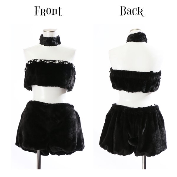 画像16: もこもこバニーコスプレ/アニマルコスプレセット【sugar nineハロウィン6点セット】【FREEサイズ/1カラー】[HC03] (16)