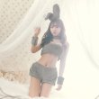 画像4: もこもこバニーコスプレ/アニマルコスプレセット【sugar nineハロウィン6点セット】【FREEサイズ/1カラー】[OF01] (4)