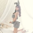 画像11: もこもこバニーコスプレ/アニマルコスプレセット【sugar nineハロウィン6点セット】【FREEサイズ/1カラー】[OF01] (11)