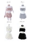 画像17: もこもこバニーコスプレ/アニマルコスプレセット【sugar nineハロウィンコスプレ6点セット】【FREEサイズ/4カラー】[YMT] (17)