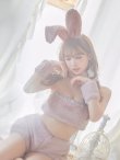 画像3: もこもこバニーコスプレ/アニマルコスプレセット【sugar nineハロウィンコスプレ6点セット】【FREEサイズ/4カラー】[YMT] (3)