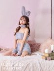 画像7: もこもこバニーコスプレ/アニマルコスプレセット【sugar nineハロウィンコスプレ6点セット】【FREEサイズ/4カラー】[YMT] (7)