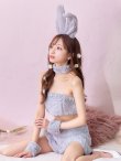 画像14: もこもこバニーコスプレ/アニマルコスプレセット【sugar nineハロウィンコスプレ6点セット】【FREEサイズ/4カラー】[YMT] (14)