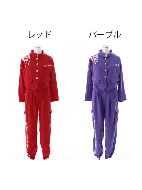 画像16: 【即日発送】短ランコスプレセット【sugar nineハロウィン3点セット】【S-XLサイズ/2カラー】(7137SB)【YMT】 (16)
