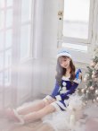 画像15: 【即日発送！】【sugar nine サンタコス 4点セット】【S-XLサイズ/6カラー】グリッターリボン2段フレアサンタコスプレ[YMT] (15)