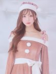 画像35: 【即日発送！】【サンタコス 4点セット】【S-XLサイズ/6カラー】グリッターリボン2段フレアサンタコスプレ[YMT] (35)