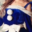 画像9: 【即日発送！】【sugar nine サンタコス 4点セット】【S-XLサイズ/6カラー】グリッターリボン2段フレアサンタコスプレ[YMT] (9)