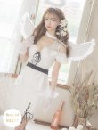 画像3: 【即日発送】天使/エンジェルコスプレセット【sugar nineハロウィン3点セット】【3サイズ/1カラー】(H524SB)【YMT】 (3)