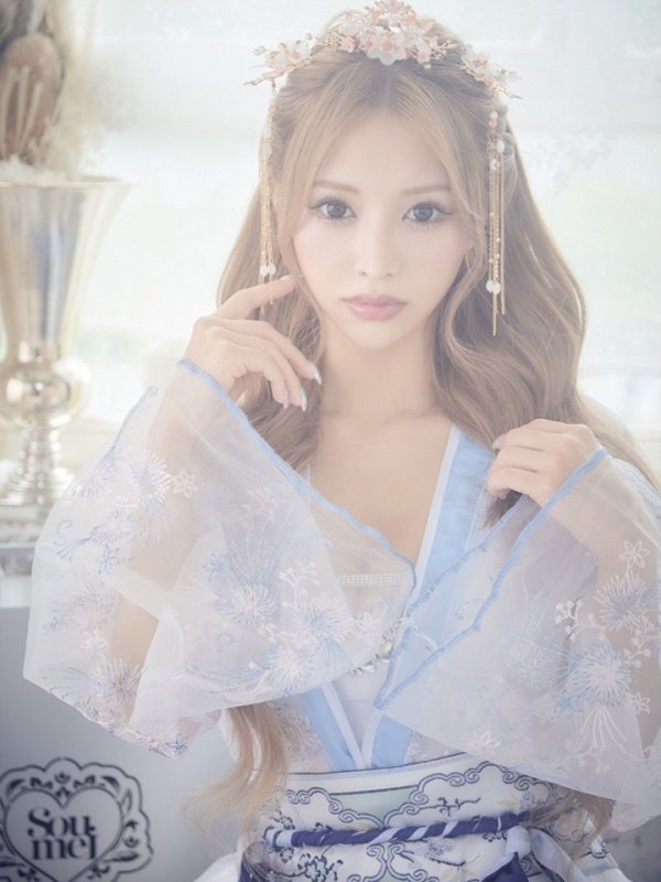 画像7: 【即日発送】門りょうちゃん着用 漢服コスプレセット【sugar nineハロウィン3点セット】【フリーサイズ/1カラー】(SE03SB/H1001SB)【HC03】 (7)