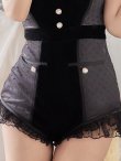 画像10: 【即日発送】ブラックドットレースバニーコスプレ【sugar nineハロウィン5点セット】【XS-Lサイズ/1カラー】[OF01] (10)
