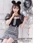 画像1: 【値下げ！】【即日発送】ブラックマウスコスプレ/ワンピースコスプレ【sugar nineハロウィン2点セット】【S-Lサイズ/1カラー】[YMT] (1)