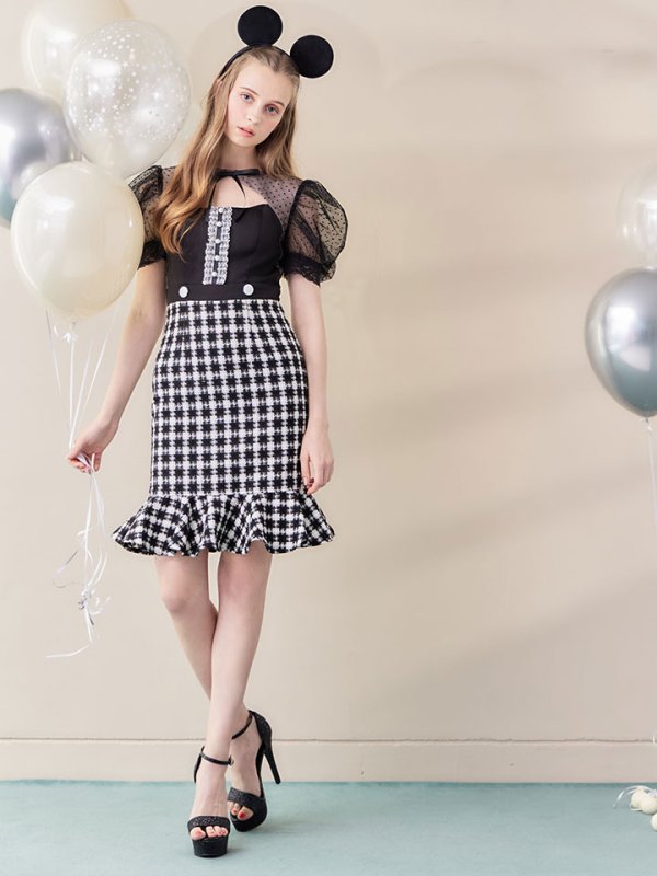 画像5: 【SALE!!】【即日発送】ブラックマウスコスプレ/ワンピースコスプレ【sugar nineハロウィン2点セット】【S-Lサイズ/1カラー】[OF01] (5)