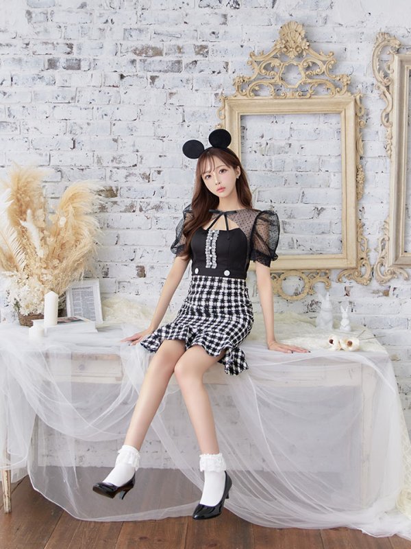 画像11: 【SALE!!】【即日発送】ブラックマウスコスプレ/ワンピースコスプレ【sugar nineハロウィン2点セット】【S-Lサイズ/1カラー】[OF01] (11)