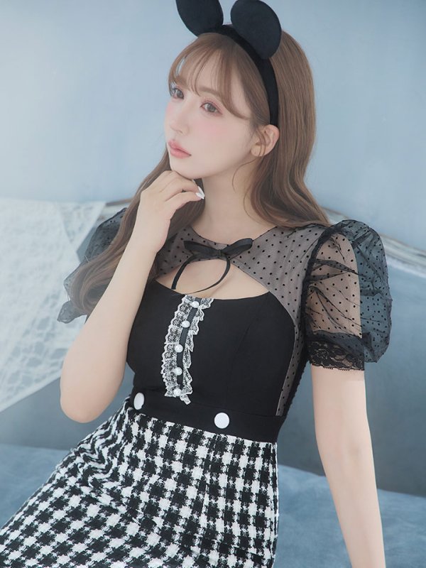 画像3: 【SALE!!】【即日発送】ブラックマウスコスプレ/ワンピースコスプレ【sugar nineハロウィン2点セット】【S-Lサイズ/1カラー】[OF01] (3)