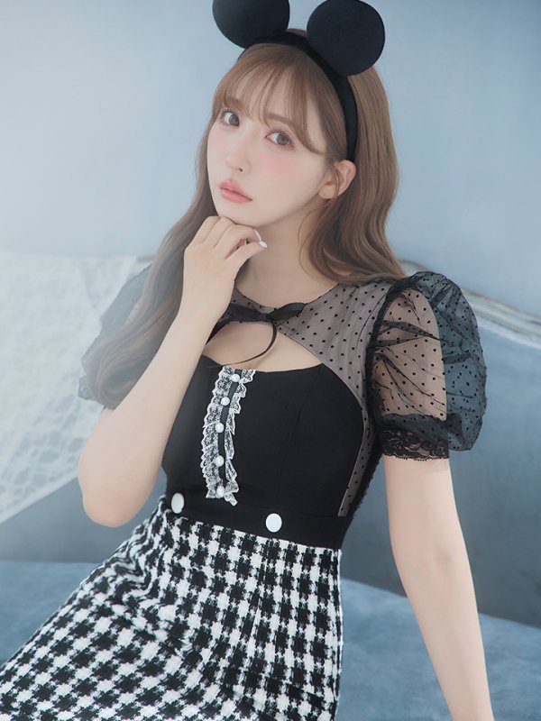 画像13: 【SALE!!】【即日発送】ブラックマウスコスプレ/ワンピースコスプレ【sugar nineハロウィン2点セット】【S-Lサイズ/1カラー】[OF01] (13)