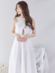 画像6: XS-Lサイズあり【Jessica/ジェシカ】ワンカラー/ バンテージ/ テールカット/ Aライン/ ワンピース/ マキシ丈/ キャバドレス【HC03】 (6)