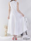 画像11: XS-Lサイズあり【Jessica/ジェシカ】ワンカラー/ バンテージ/ テールカット/ Aライン/ ワンピース/ マキシ丈/ キャバドレス【HC03】 (11)