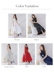 画像16: XS-Lサイズあり【Jessica/ジェシカ】ワンカラー/ バンテージ/ テールカット/ Aライン/ ワンピース/ マキシ丈/ キャバドレス【HC03】 (16)