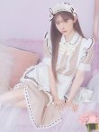 画像3: 【値下げ！】【即日発送】【ハロウィン】緩苺ちゃん着用 クラシカルメイドコスプレ 【コスプレ4点セット】【S-Lサイズ/2カラー】[YMT (3)