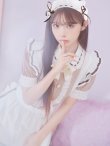 画像9: 【値下げ！】【即日発送】【ハロウィン】緩苺ちゃん着用 クラシカルメイドコスプレ 【コスプレ4点セット】【S-Lサイズ/2カラー】[YMT (9)