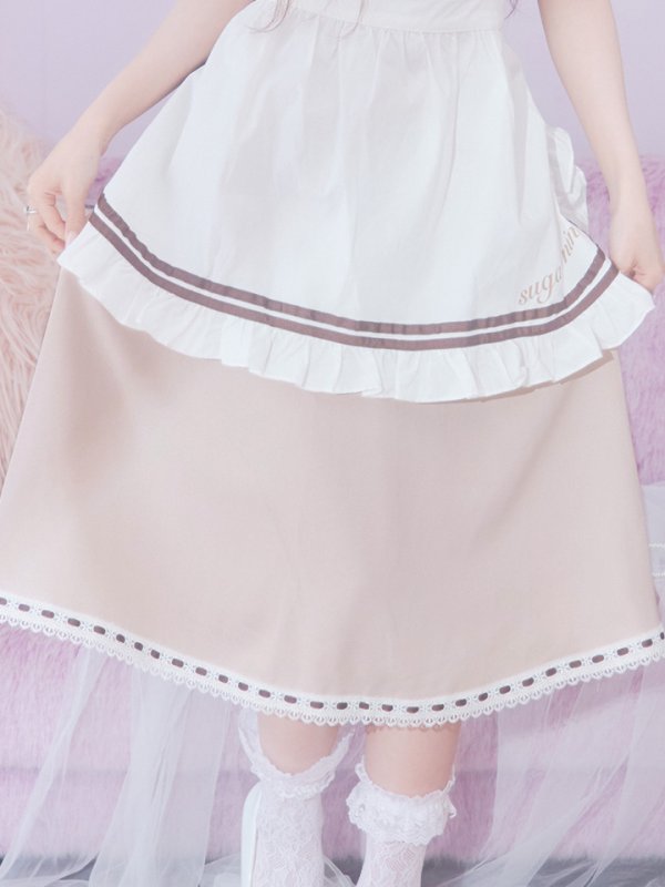 画像17: 【値下げ！】【即日発送】【ハロウィン】緩苺ちゃん着用 クラシカルメイドコスプレ 【コスプレ4点セット】【S-Lサイズ/2カラー】[YMT (17)