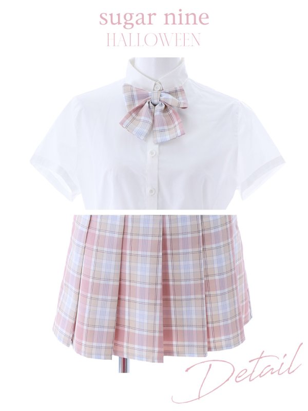 画像17: 【ハロウィン】韓国JKコスプレ【コスプレ4点セット】【S-XLサイズ/1カラー】【OF01】 (17)