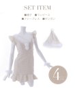 画像16: 【即日発送】ツイードマーメイドドレスサンタ【sugar nine サンタコス 4点セット】【S-XLサイズ/2カラー】[YMT] (16)